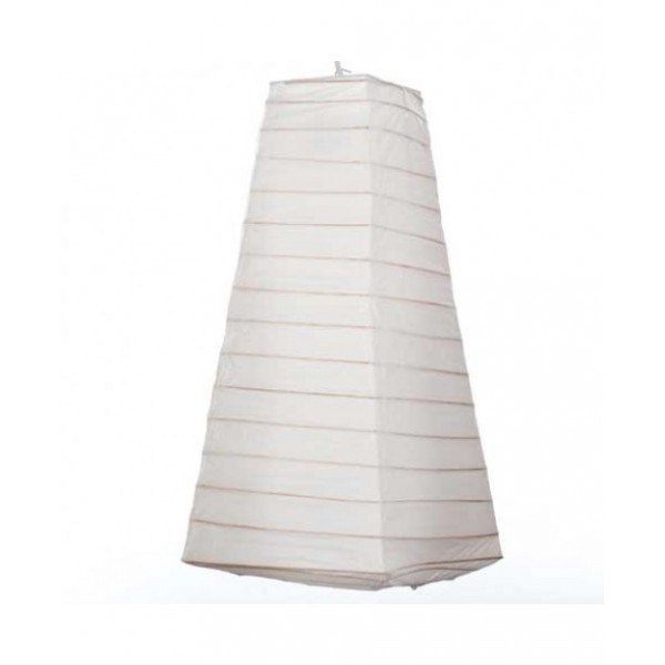8" x 14" Paper Lantern Pyramid White 8" x 14" Paper Lantern Pyramid White