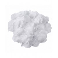 White Silk Rose Petals